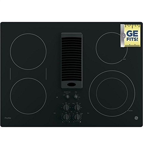 3 GE+PP9830DJBB+Smoothtop+Electric+Downdraft