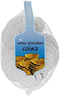 White Chocolate Coins 75g (Pack of 4)
