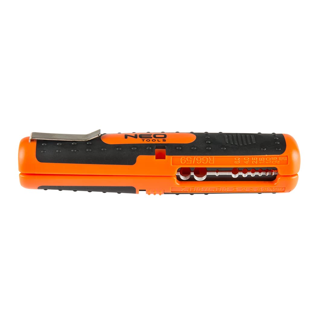 Neo Professional Pocket Wire Cable Stripper and Cutter 140mm 0.5-6mm AWG 10-20 (Neo 01-524