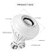 LightMe Intelligent E27 LED White + RGB Light Ball Bulb Colorful Lamp Smart Music Audio Bluetooth 3.0 Speaker with Remote Control for Home, Stage(White-3)