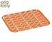 Orla Kiely | Large Serving Tray | Linear Stem | Persimmon Colour