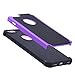 iPhone 6S Plus Case, ShuYo [Football Pattern Series] Apple iPhone 6S / 6 Plus Case 5.5 Inch Bumper Cover [Military Grade Drop Protection] for iPhone 6s Plus and iPhone 6 Plus 5.5 Inch Purple