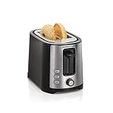 Hamilton Beach 2 Slice Extra Wide Slot Toaster with Shade Selector, Toast Boost, Auto Shutoff, Black (22633)
