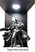 ELITE E-03 MATTE BLACK LED LIGHTED FIGURE STATUE DOLL DISPLAY CASE FOR 1/6 SCALE FIGURES AND MOST FIGURES UP TO 16
