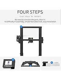 Tronxy XY 2   Impresora 3D semimontada con sensor de filamento y resume de potencia, marco de metal ajustable por tuercas céntricas