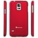 Galaxy S5 Case, GreatShield iSlide Slim Fit Rubber Coated Slider Hard Case Protective Shell Slide In Back Cover for Samsung Galaxy S5 / SV (Red)