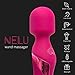 Radiant Lotus - Nelu Wand Massager | Waterproof | USB Rechargeable | Powerful Multi Speed | Handheld Personal Massager