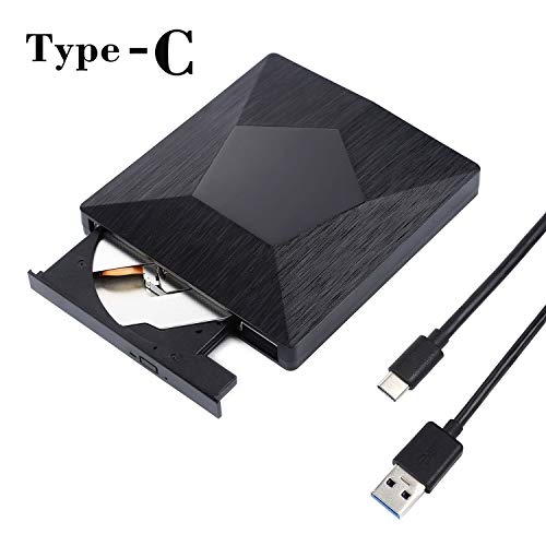 External CD Drive, Proslife USB 3.0 DVD Player, High Speed Data Transfer for Laptop/Desktop/XP/Vista/Win7/8/10/Mac, OS