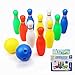 Yoptote Colorful Bowling Ball Toys Set with 10 Pins and 2 Bowling Balls Great Gift for Children 3 years old and up (12 PCS)