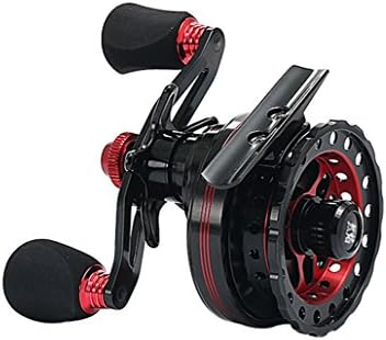 DIAO DE LAI Full Metal carved raft reels with a vent force 6+1BB Fishing rod micro lead wheel Raft rod wheel Right hand