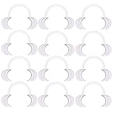 W-Plus 12pcs Retractor Intraoral Cheek Lip Mouth Opener C Type Use for Watch Ya' Mouth Family Edition, the Authentic, Hilarious, Mouth Guard Party Game - Medium Size for Adults