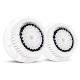 Beauty AngelsTM Compatible Replacement Facial Cleansing Brush Heads (2-Pack) designed for Sensitive Skin, fits Mia Mia2 Mia3 (Aria), SMART Profile Alpha Fit Pro Plus and Radiance Cleansing Systems