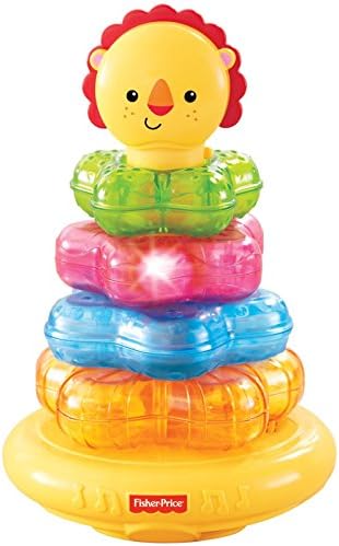 Fisher-Price Light-up Lion Stacker - 0-12 Months - First Adventures
