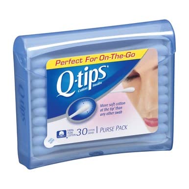 Q-TIPS SWABS TRAVEL PACK,30 COUNT, PACK OF 1 BLUE