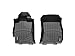WeatherTech Custom Fit FloorLiners for Subaru Legacy, Outback - 1st Row (442591), Black