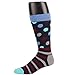 RioRiva Mens Formal Dress Socks Mid Calf 100% Cotton,US 7-13/EU 40-48,MSK68-4pack