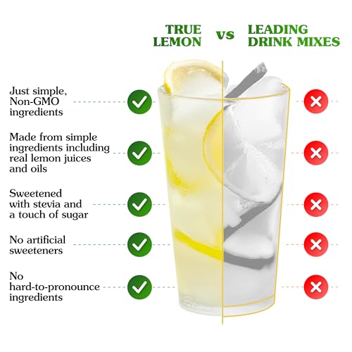 TRUE LEMON LEMONADE DRINK MIX, 10 COUNT, 1.6OZ