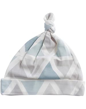 Baby Beanie In Sage Triangles
