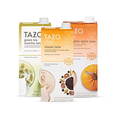 Tazo Classic Chai Latte Concentrate For a Smooth Chai Latte Black Tea