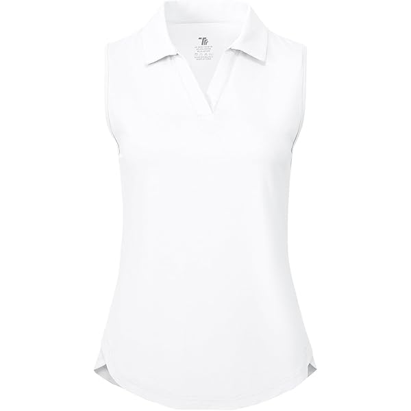 Amazon.com: SANTINY Women's Sleeveless Golf Shirt V-Neck Quick Dry