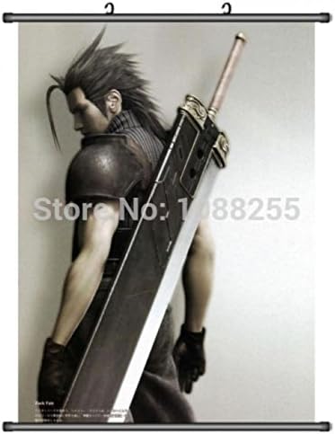 Cartoon world Cloud Strife Final Fantasy VII 7 Home Decor Japanese Wall poster Scroll Anime