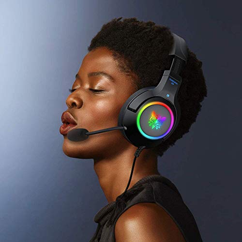 ONIKUMA Gaming Headset for PS4, PS5, PC, Xbox one (Adapter Not Included