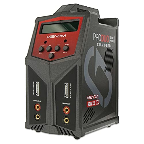 Venom Pro Duo LiPo Battery Charger 80W X2 AC DC 7A NiMH LiHV LiPo
