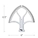 Kitchenaid Flex Edge Beater for Tilt-Head Stand Mixers, Original kitchenaid mixer blades with scraper 4.5 and 5 Quart, Made in USA (Grey)