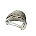 Joyci 1Pcs Big Leaf Ponytail Holder Women's Hair pin Claw Barrettes Clip (Silver)