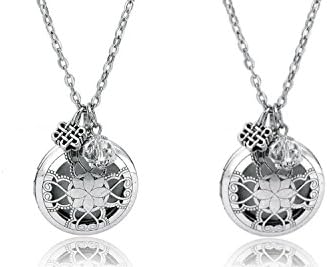 THE ORIGINAL BLISS CHARM (Set of 2) Aromatherapy Essential Oil Diffuser Necklaces - Hypoallergenic
