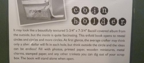 Bazzill Coin Holder - 5 3/4" x 7 3/4" - Lady Bug Red