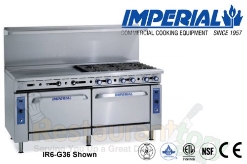 Imperial Commercial Restaurant Range 48 With 2 Burner 36 Griddle