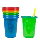 The First Years Take & Toss Spill-Proof Straw Cups 10oz, 4pk (Colors May Vary)
