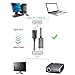 DP to HDMI Cable 6FT, Utoty Gold Plated 4K DisplayPort to HDMI Adapter Cable Support Audio for 1080p HDTV, Monitor, Projector and DP Enabled Devices