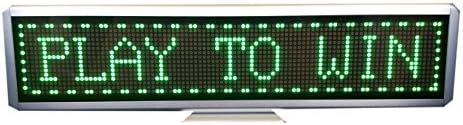 Programmable Scrolling SMD Dot Matrix LED Mini Advertisement Display (16x96 pixels, 3.0 pitch) Green