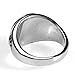 OAKKY Jewelry Men's 316l Stainless Steel Triangle Eye of God Rings, Vintage Size 13