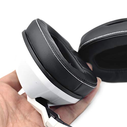 Defean 1 Pairs Black Ear Pads Cushion with Tape for Skullcandy Crusher Over Ear Wired Built-in Amplifier and Mic Headphone - Thumbnail 5