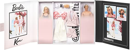 Mattel Barbie - Barbiestyle Barbie And Ken Dolls Dressed In Resort-Wear...
