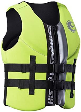 Oeyal Life Jacket Vest Neoprene Universal Boating Ski Life Saving Vest for Drifting Swimming Surfing Snorkeling Fishing