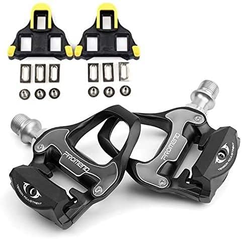 PROMEND Automatic Pedals for Road Bikes Racing Bikes + SPD-SL Wedges, Flycoo