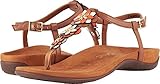 Vionic Womens Paulie T-Strap Sandal, Tan, Size 9