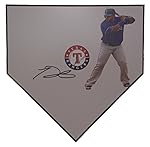 Texas Rangers Prince Fielder Autographed Hand Signed Photo Baseball Home Plate with Proof Photo and COA