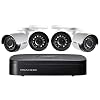 Lorex 1080p Wired Weatherproof Security System, 4 x 1080p HD Bullet Cameras w/with 4-Channel 1TB DVR | IR Night Vision…