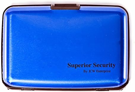 The Original "Superior Security" RFID Blocking aluminum wallet protection for all your bank, credit, ID, ATM cards