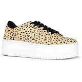 J. Adams Hero Platform Sneakers for Women - Casual Lace Up Fashion Tennis Shoes