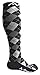 A-Swift Compression Socks for Women & Men - Black Argyle, Large