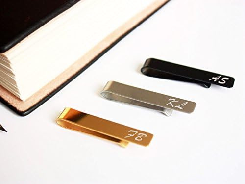 Personalized Tie Clip - Bar Tie Clip, Custom Tie Clips For Men, Engravable Tie Bar For Dad, DIY Tie Clip, Groomsmen Tie Bar, Gift For Men