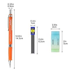 EXCELFU Mechanical Pencil Set, 6 Pieces 0.7 mm