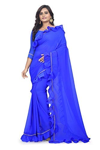aradhya fashion women's marbal art saree with banglori blouse piece