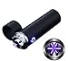 Novelty Wares® Latest Design Triple ARC Innovative Flameless Plasma X Beam Lighter-Rechargeable-Restructured-Pipes-Bowls-Cigars-Camping-Windproof-Waterproof-360° - Matte Black (Matte Black)